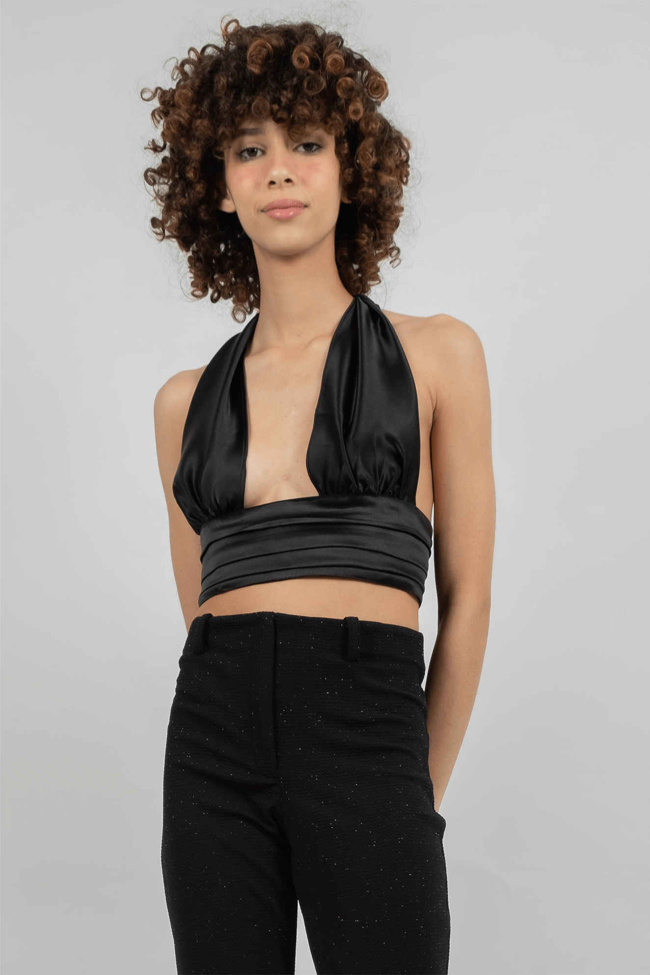 BOOGIE TOP IN BLACK